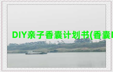 DIY亲子香囊计划书(香囊DIY视频)