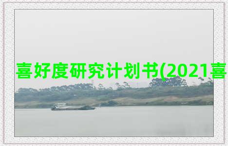 喜好度研究计划书(2021喜好调查表)