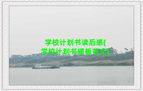 学校计划书读后感(学校计划书模板范文)